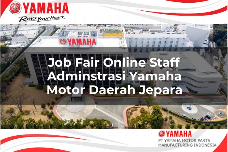 job fair online staff adminstrasi yamaha motor daerah jepara 1751189444