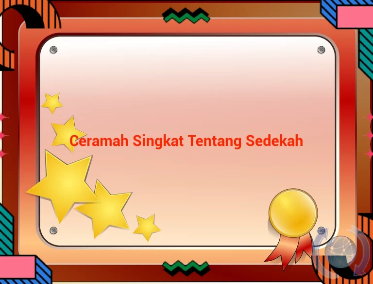 featured image ceramah singkat tentang sedekah 0