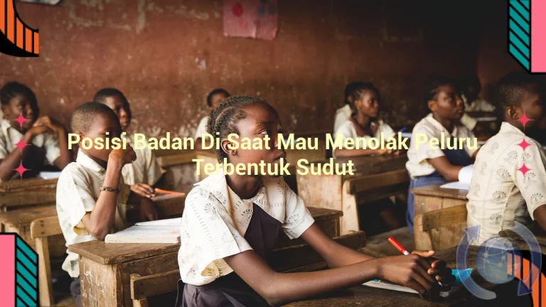 featured image posisi badan di saat mau menolak peluru terbentuk sudut 0