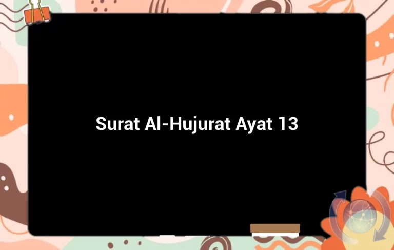 featured image surat al hujurat ayat 13 0