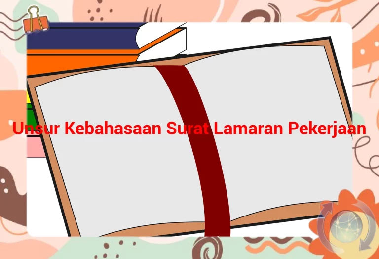 featured image unsur kebahasaan surat lamaran pekerjaan 0
